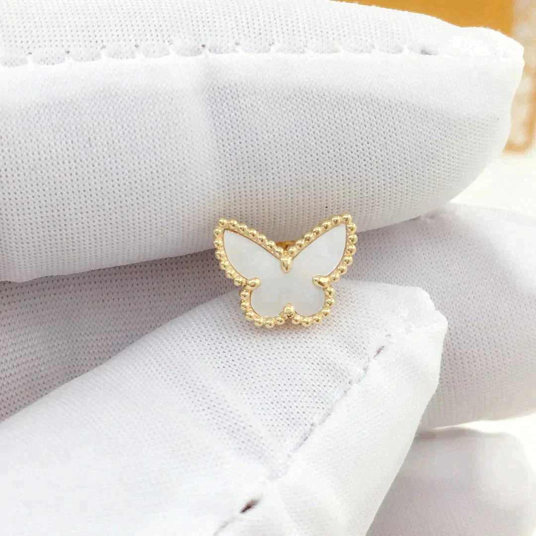 [Olivia Jewelry]SWEET BUTTERFLY MOP EARSTUDS