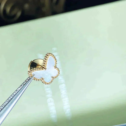 [Olivia Jewelry]SWEET BUTTERFLY MOP EARSTUDS