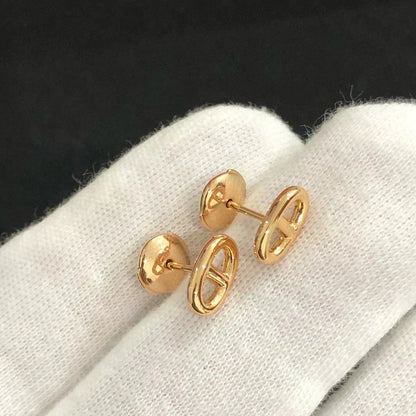 [Olivia Jewelry]CHAINE SMALL EARRINGS GOLD AND SILVER