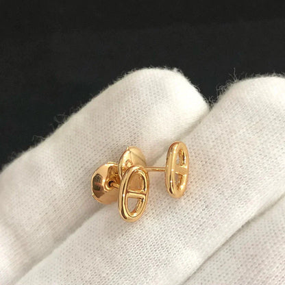 [Olivia Jewelry]CHAINE SMALL EARRINGS GOLD AND SILVER