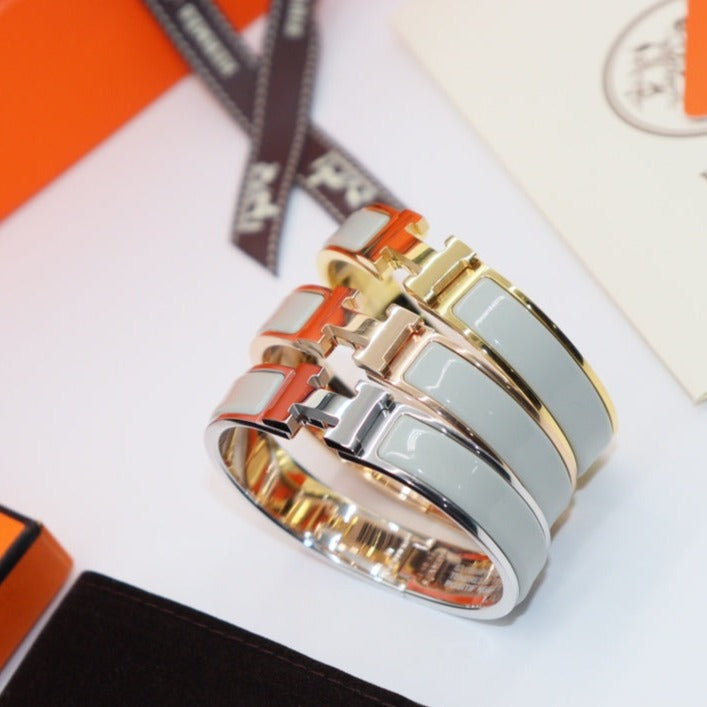 [Olivia Jewelry]H LIGHT BLUE BRACELET