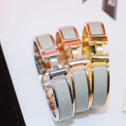 [Olivia Jewelry]H LIGHT BLUE BRACELET