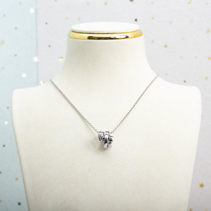 [OLIVIA]SERPENTI SILVER NECKLACE DIAMOND