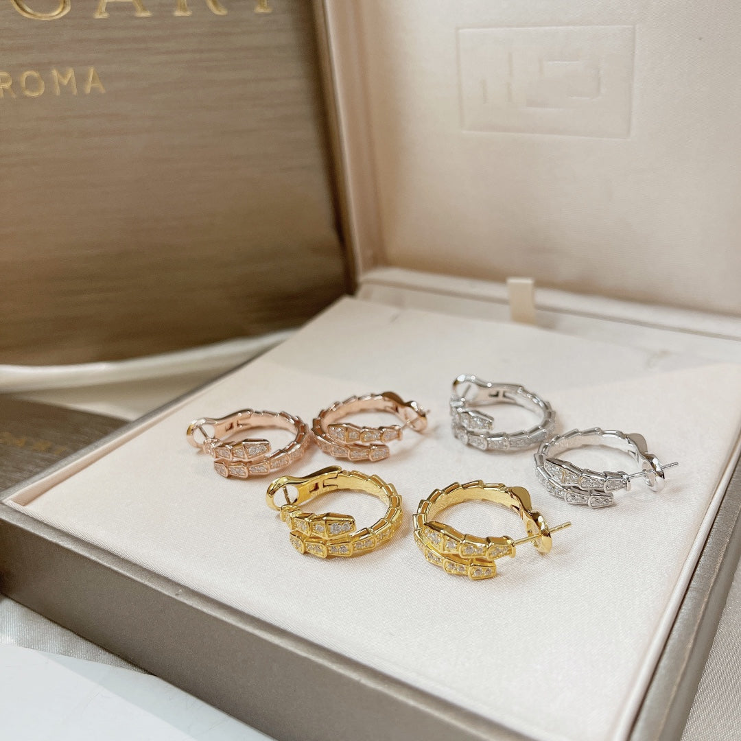 [OLIVIA]SERPENTI EARRINGS DIAMOND