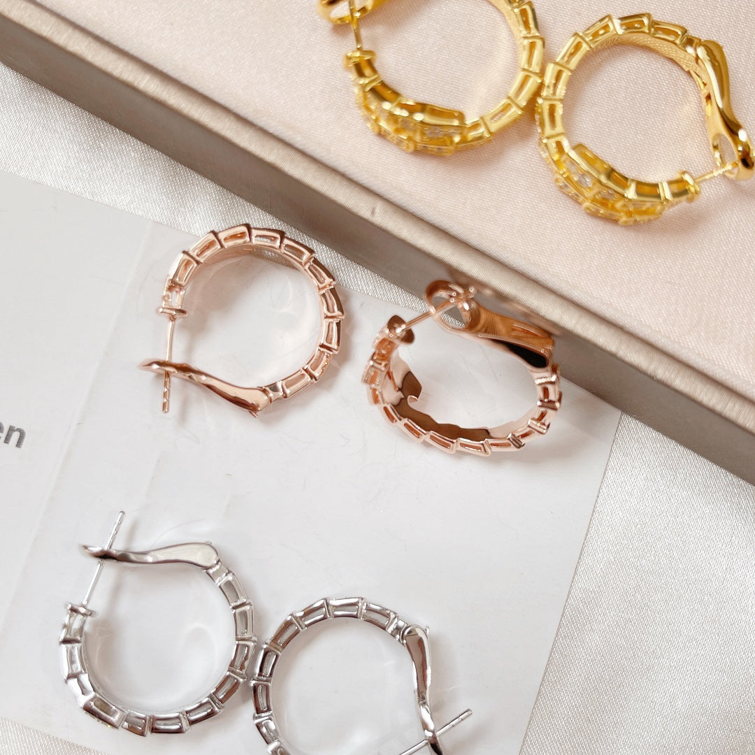 [AURORA]SERPENTI EARRINGS DIAMOND