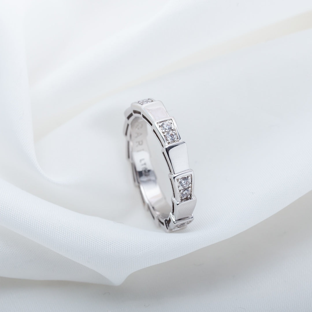 [OLIVIA]SERPENTI RING SILVER  3MM