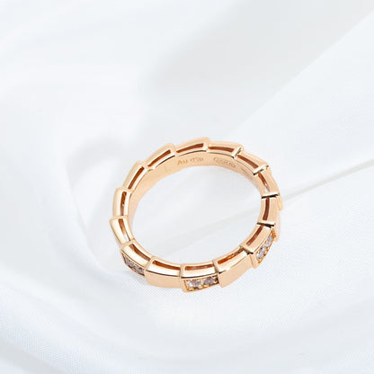 [OLIVIA]SERPENTI RING PINK GOLD  3MM