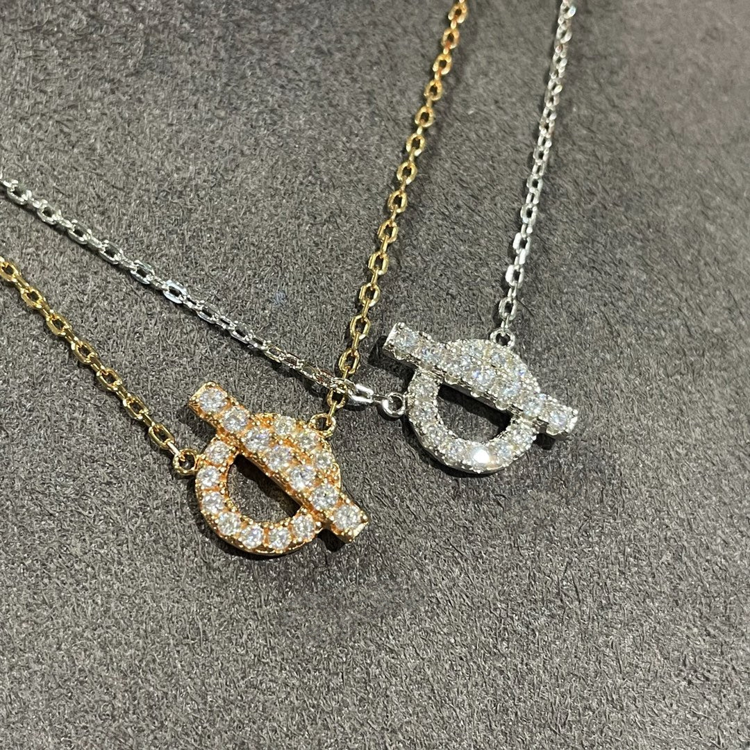 [Olivia Jewelry]ECHAPEE NECKLACE DIAMOND