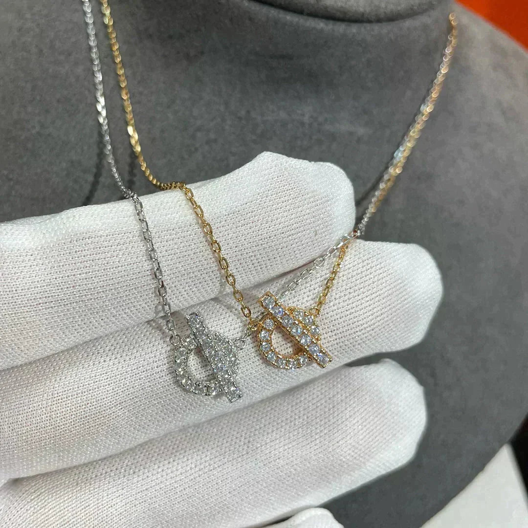 [Olivia Jewelry]ECHAPEE NECKLACE DIAMOND