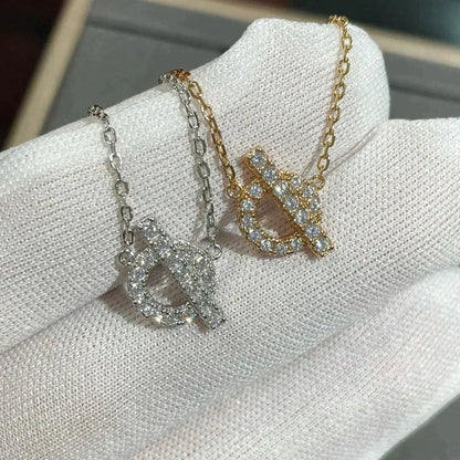 [Olivia Jewelry]ECHAPEE NECKLACE DIAMOND