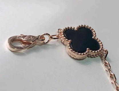 [Olivia JW]CLOVER 5 MOTIFS MULTICOLOR  BRACELET