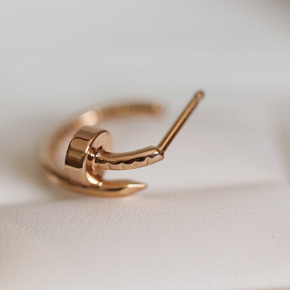 [Olivia Jewelry]JUSTE EARRINGS PINK GOLD