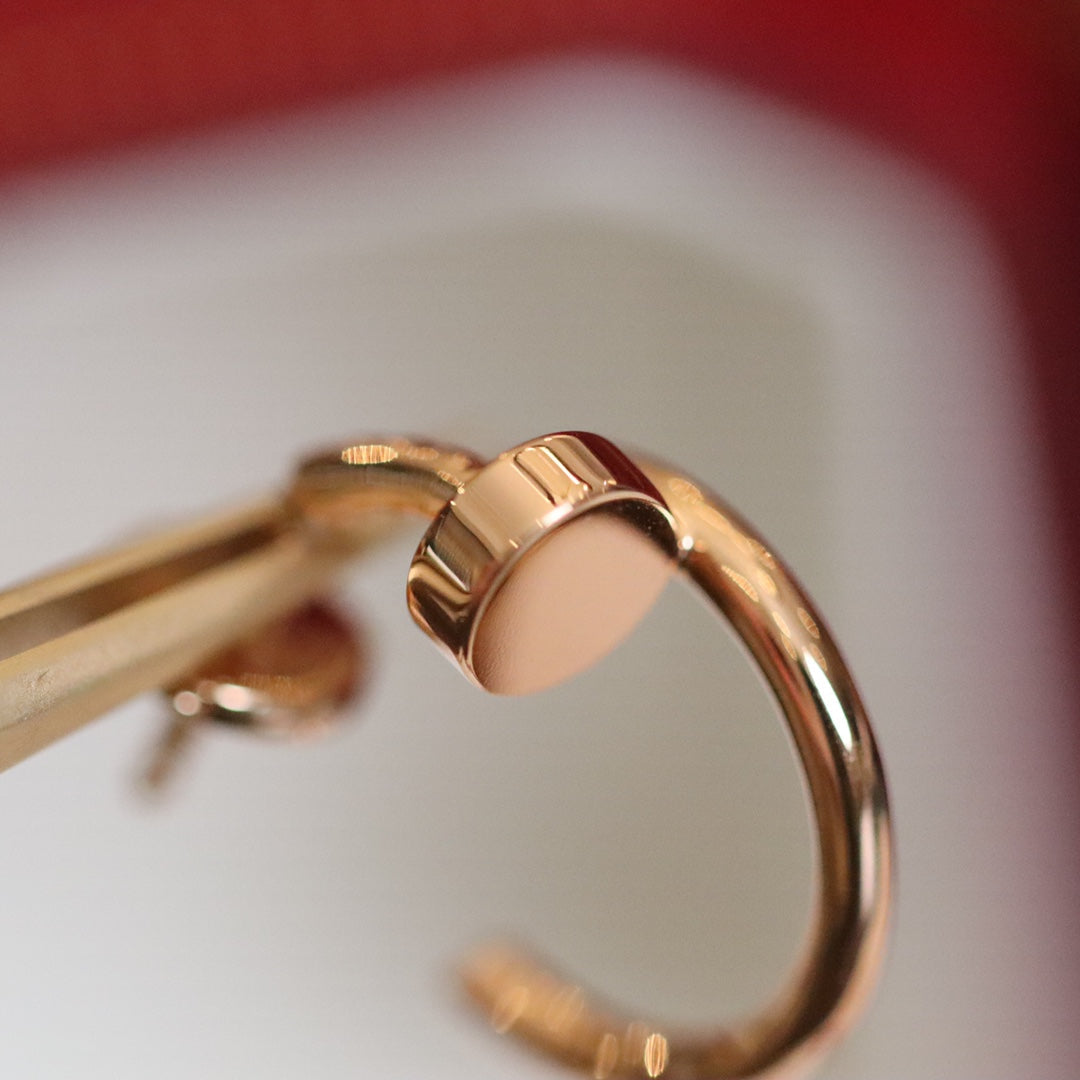 [Olivia Jewelry]JUSTE EARRINGS PINK GOLD