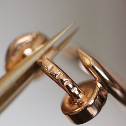[Olivia Jewelry]JUSTE EARRINGS PINK GOLD