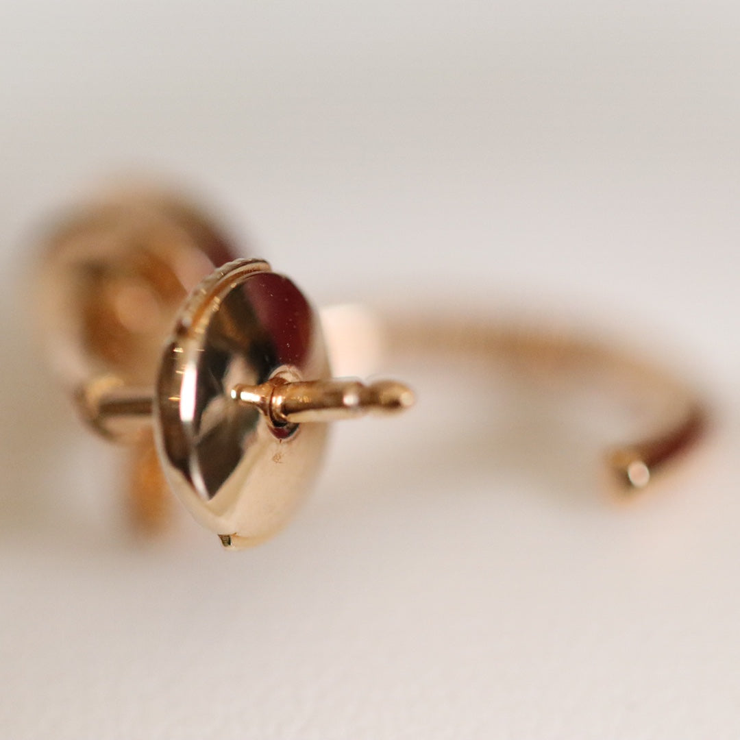 [Olivia Jewelry]JUSTE EARRINGS PINK GOLD