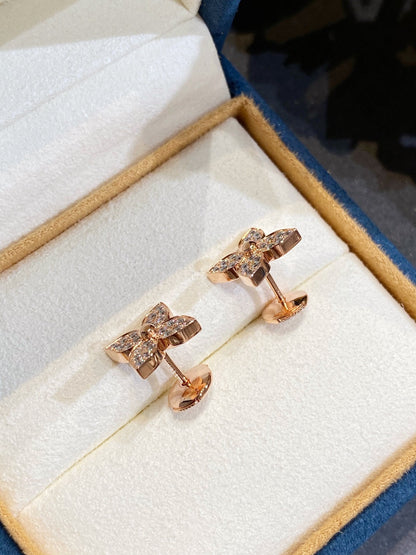 [Olivia Jewelry]STAR BLOSSOM STUD DIAMONDS EARRINGS