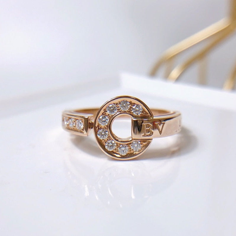 [OLIVIA]DREAM RING DIAMOND PINK GOLD