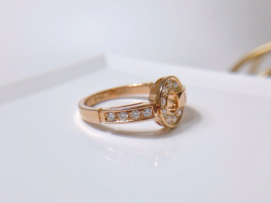[OLIVIA]DREAM RING DIAMOND PINK GOLD