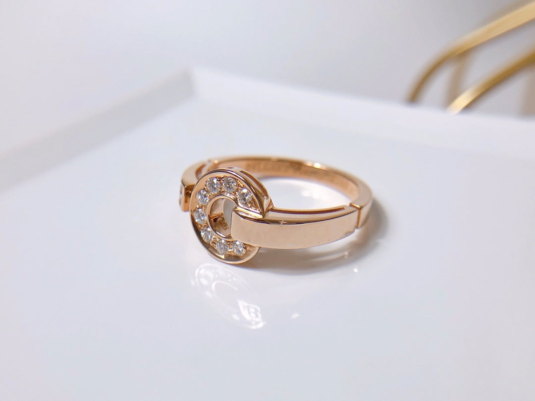 [OLIVIA]DREAM RING DIAMOND PINK GOLD
