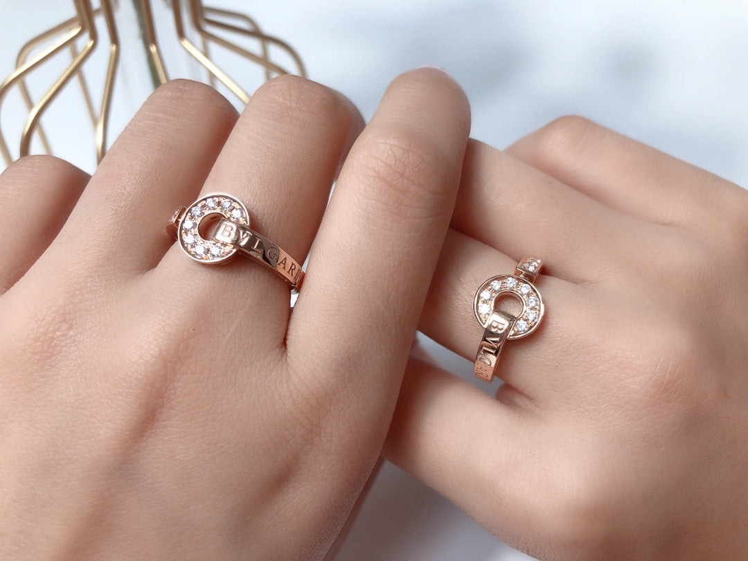 [OLIVIA]DREAM RING DIAMOND PINK GOLD