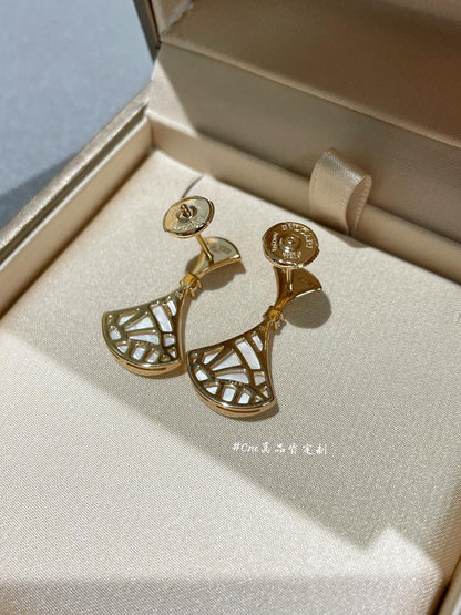 [OLIVIA]DREAM MOP 1 DIAMOND EARRINGS