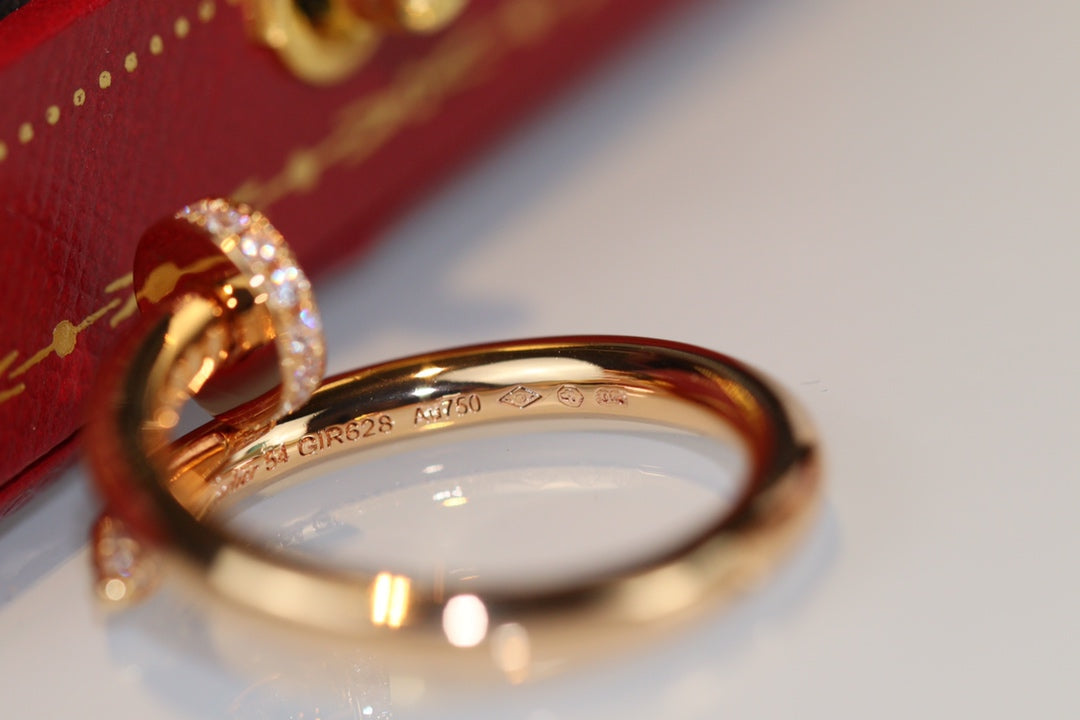 [Olivia Jewelry]JUSTE RING 2.65MM GOLD DIAMOND