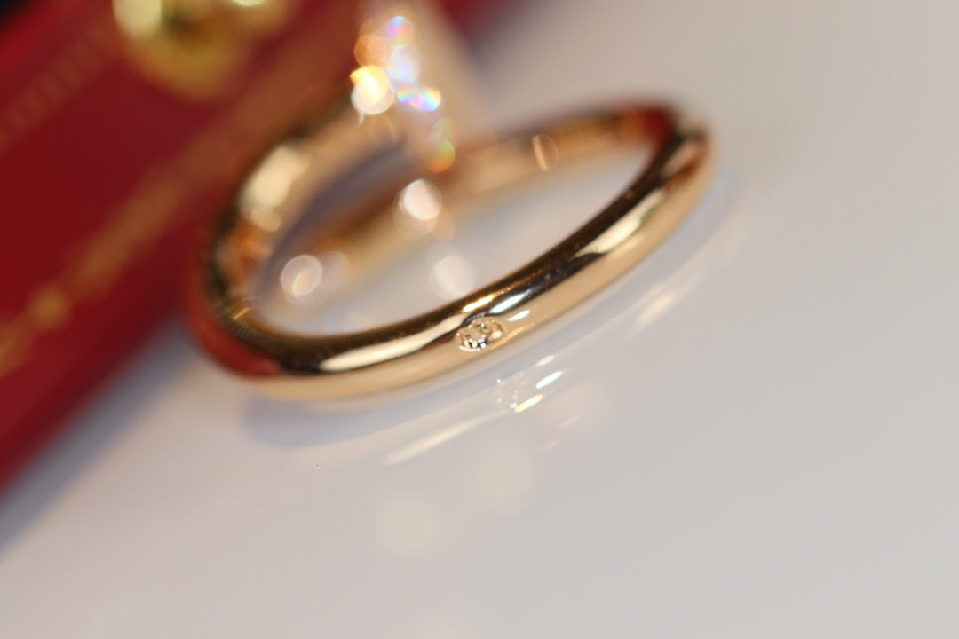 [Olivia Jewelry]JUSTE RING 2.65MM GOLD DIAMOND
