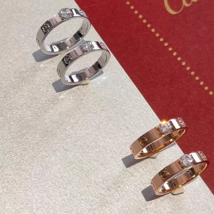[Olivia Jewelry]LOVE RING 3.6MM 1 BIG DIAMOND