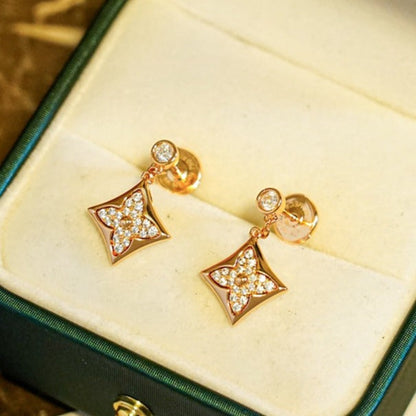 [Olivia Jewelry]STAR DIAMONDS EARRINGS GOLD