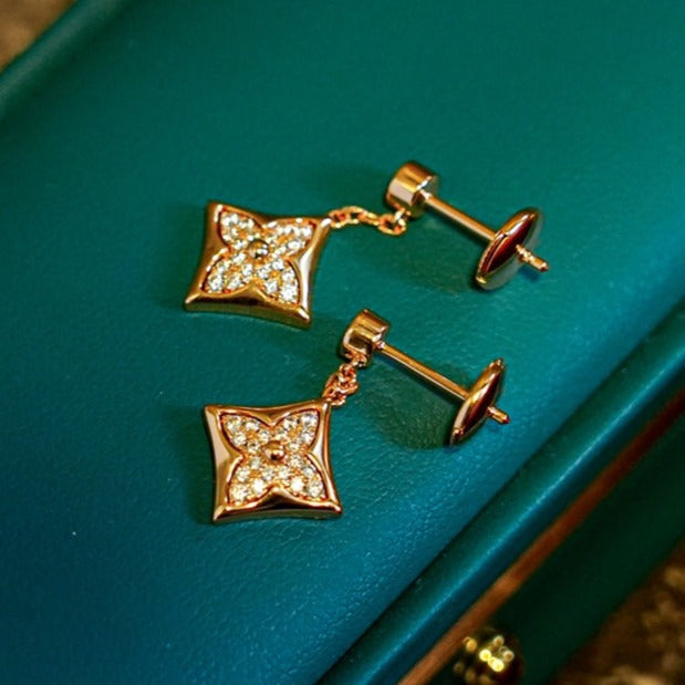 [Olivia Jewelry]STAR DIAMONDS EARRINGS GOLD