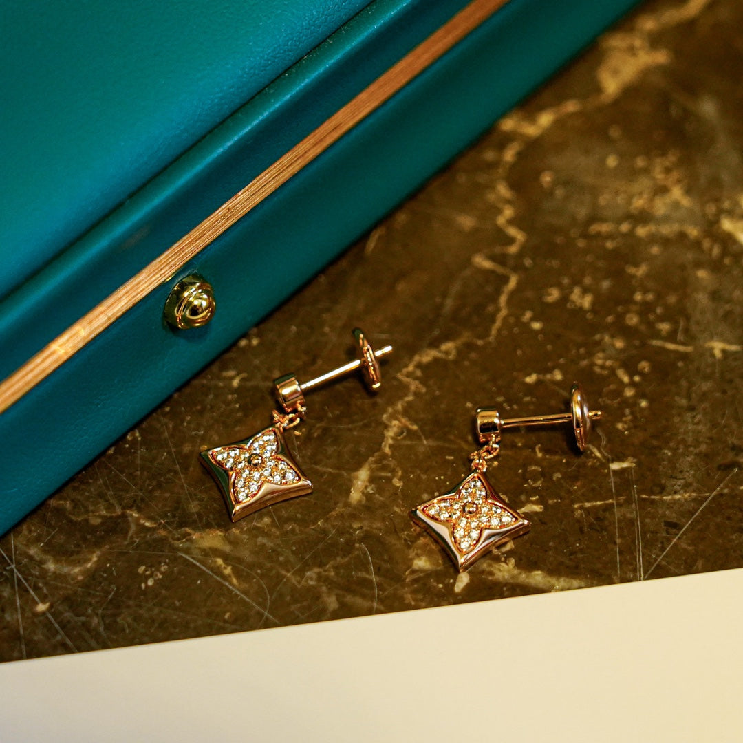 [Olivia Jewelry]STAR DIAMONDS EARRINGS GOLD