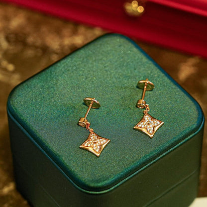 [Olivia Jewelry]STAR DIAMONDS EARRINGS GOLD