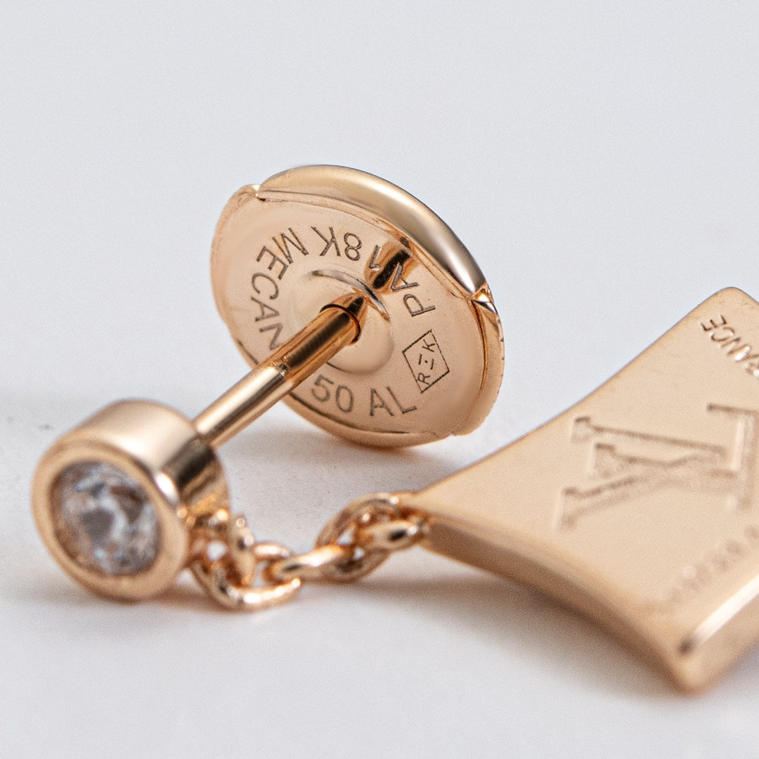 [Olivia Jewelry]STAR DIAMONDS EARRINGS GOLD