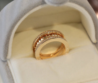 [OLIVIA]ZERO 1 GOLD DIAMOND RING