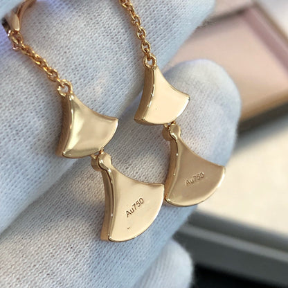 [OLIVIA]DREAM EARRINGS 3 MOTIFS MALACHITE MOP PINK GOLD