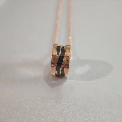 [OLIVIA]ZERO 1 NECKLACE PINK GOLD