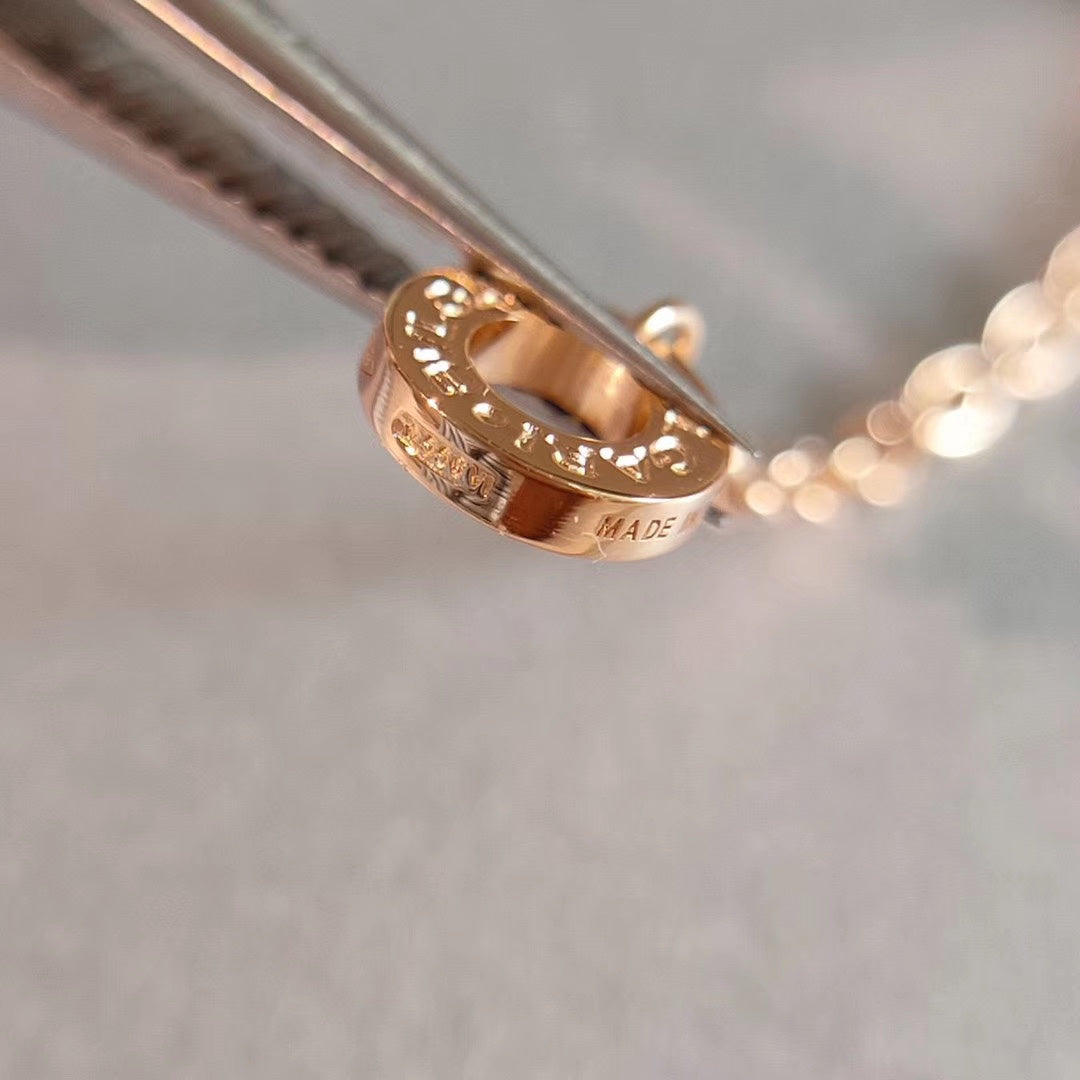 [OLIVIA]ZERO 1 NECKLACE PINK GOLD