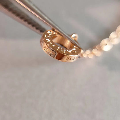 [OLIVIA]ZERO 1 NECKLACE PINK GOLD