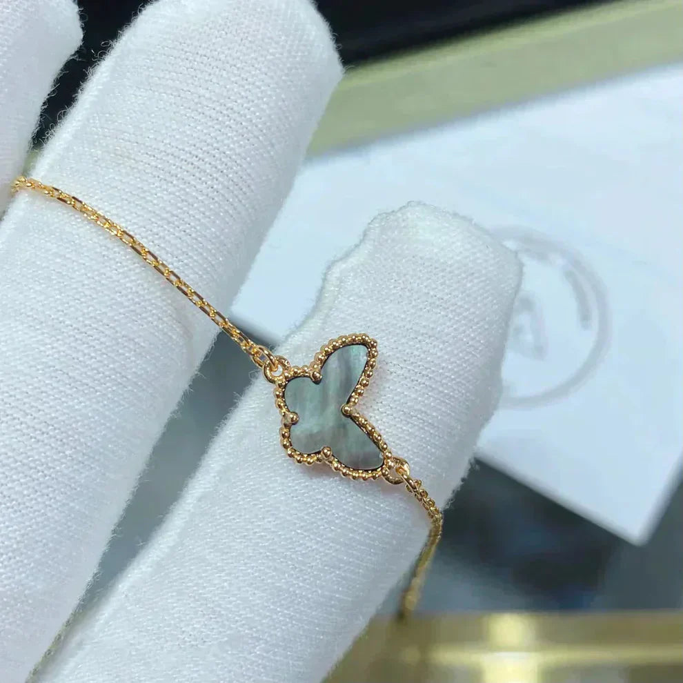 [Olivia Jewelry]BUTTERFLY GREY FRITILLARY BUTTERFLY BRACELET