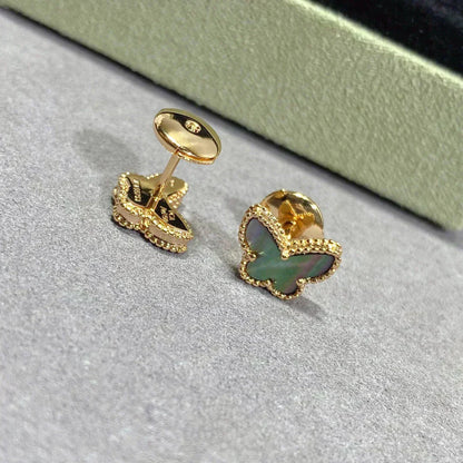 [Olivia Jewelry]BUTTERFLY DARK MOP  EARRINGS