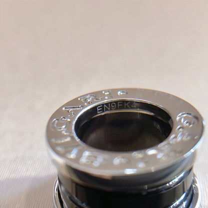 [OLIVIA]ZERO 1 BLACK CERAMIC SILVER NECKLACE