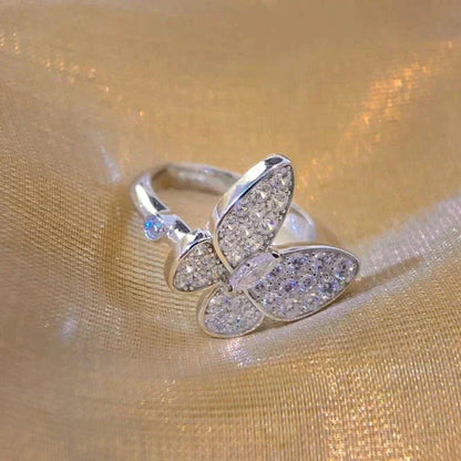 [Olivia Jewelry]BUTTERFLY DIAMOND RING