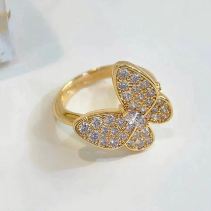 [Olivia Jewelry]BUTTERFLY DIAMOND RING