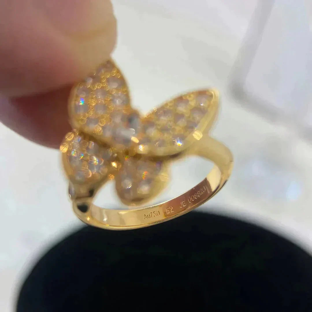 [Olivia Jewelry]BUTTERFLY DIAMOND RING