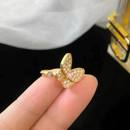 [Olivia Jewelry]BUTTERFLY DIAMOND RING