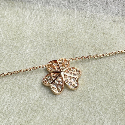 [Olivia Jewelry]FLOWER DIAMOND NECKLACE