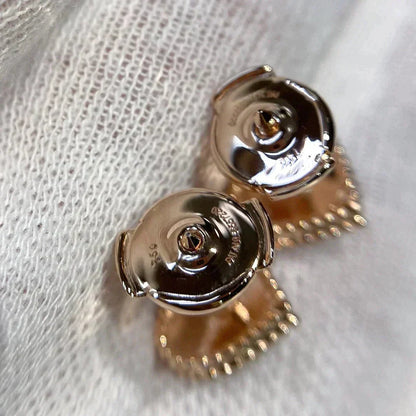 [Olivia Jewelry]HEART CARNELIAN STUD EARRINGS