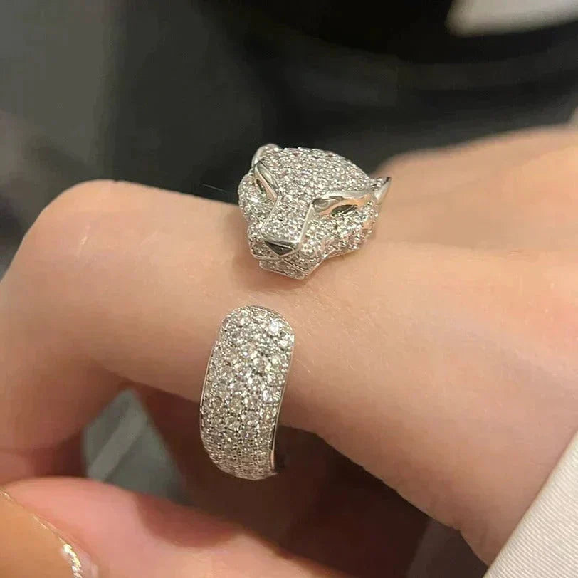 [Olivia Jewelry]PANTHERE 5.5MM ALL DIAMOND RING