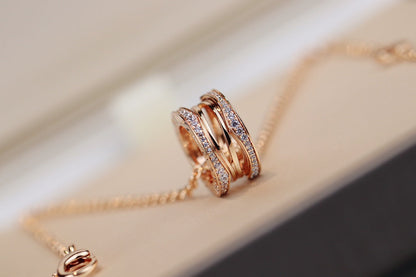 [AURORA]ZERO 1 PINK GOLD NECKLACE