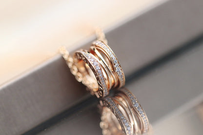 [OLIVIA]ZERO 1 PINK GOLD NECKLACE